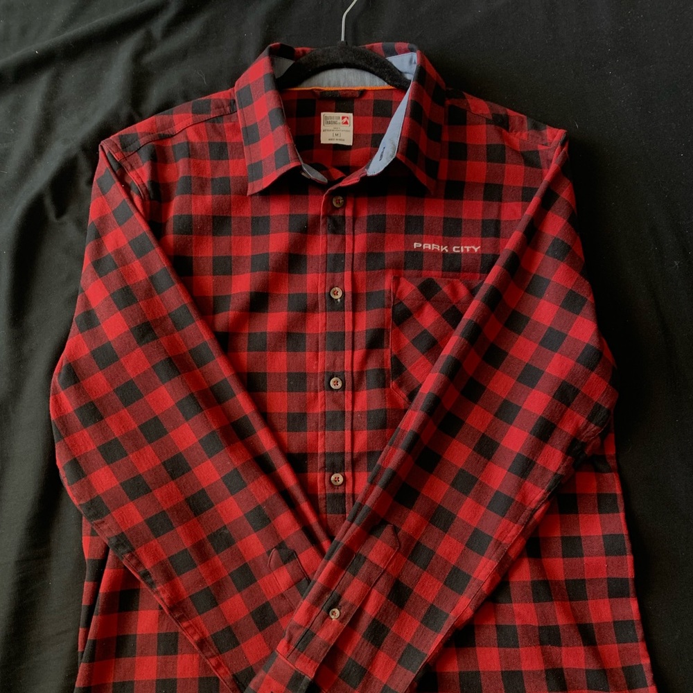 Red Black Flannel Park City